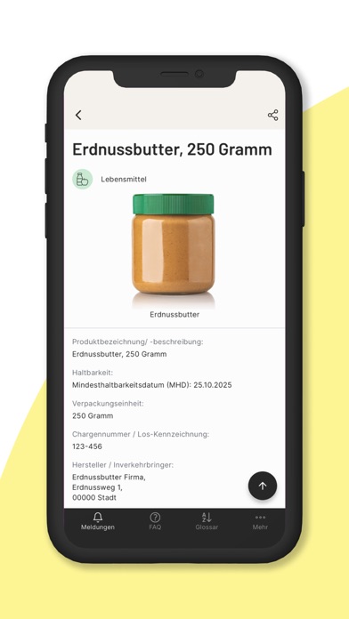 lebensmittelwarnung.de Screenshot