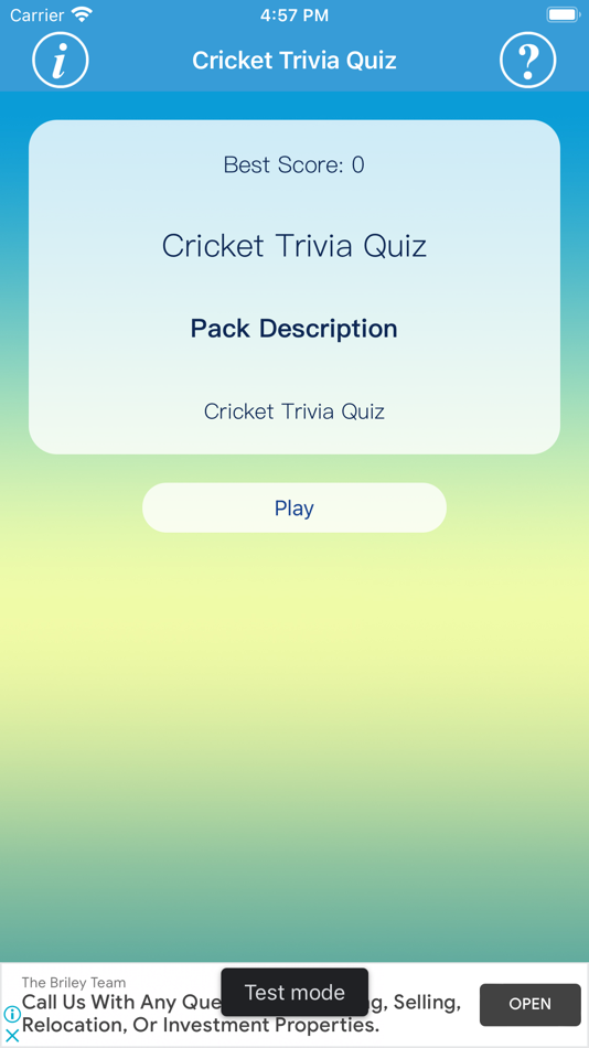 #2. Cricket Quiz Trivia (iOS) 由: Iotasol Technologies Private Limited