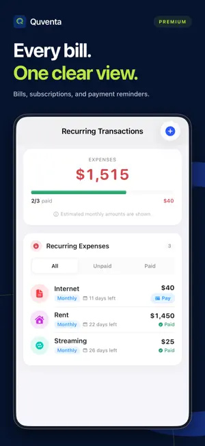 Quventa: Expense Tracker screenshot 4