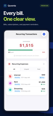 Quventa: Expense Tracker Screenshot 4 of 6