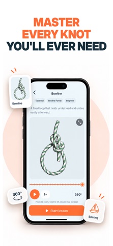 Knot Tying Trainer | Knotwise iPhone screenshot 1