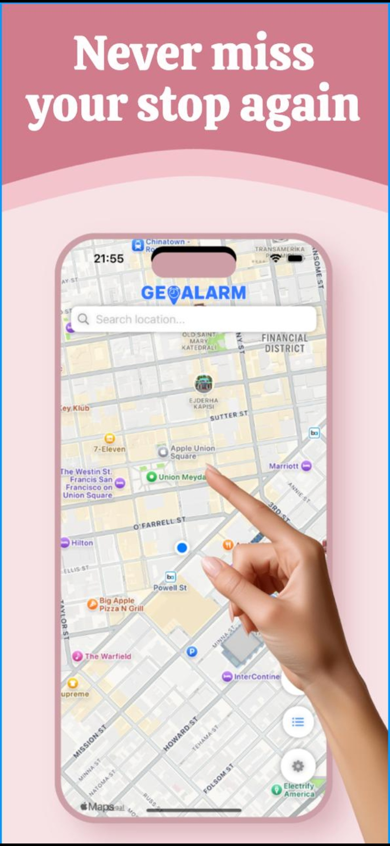 GeoAlarm – Location Alarm