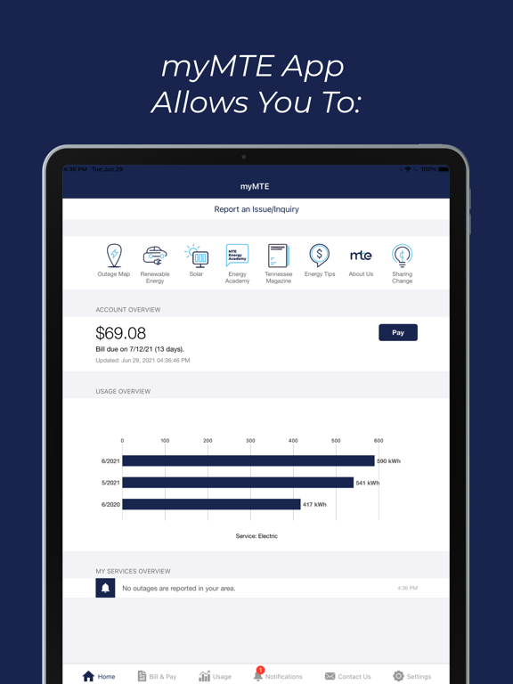 App screenshot