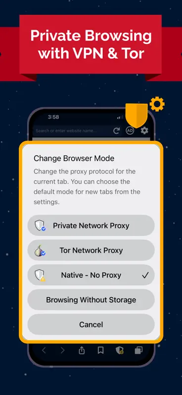 VPN UK - Free VPN and Browser screenshot 6 of 7