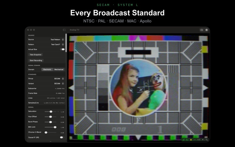 Analog TV Simulator screenshot