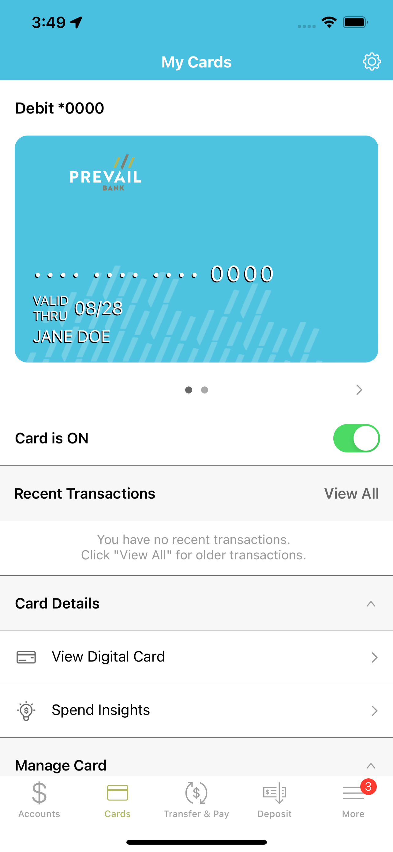 Prevail Bank Mobile Banking