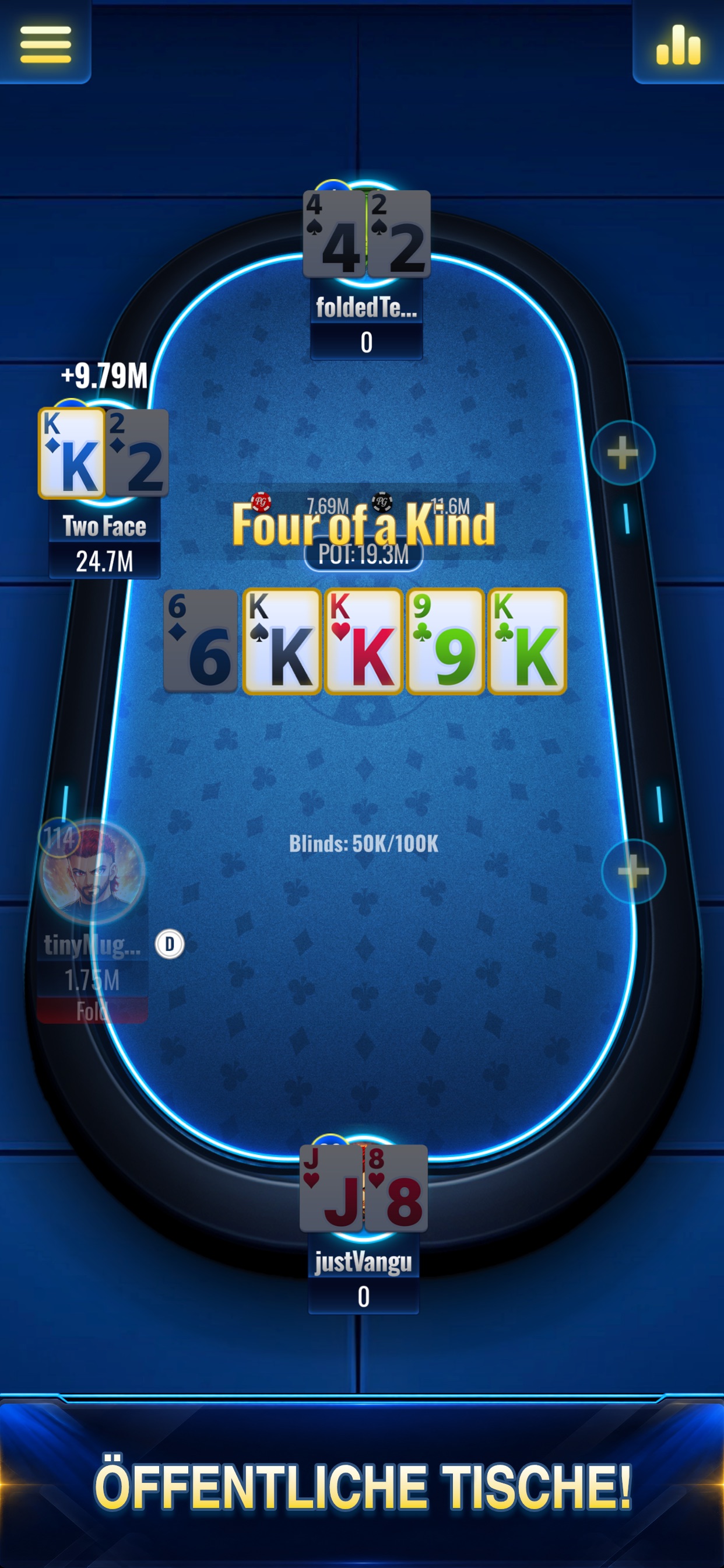 Screenshot 2 of Poker Galaxy: Texas Holdem