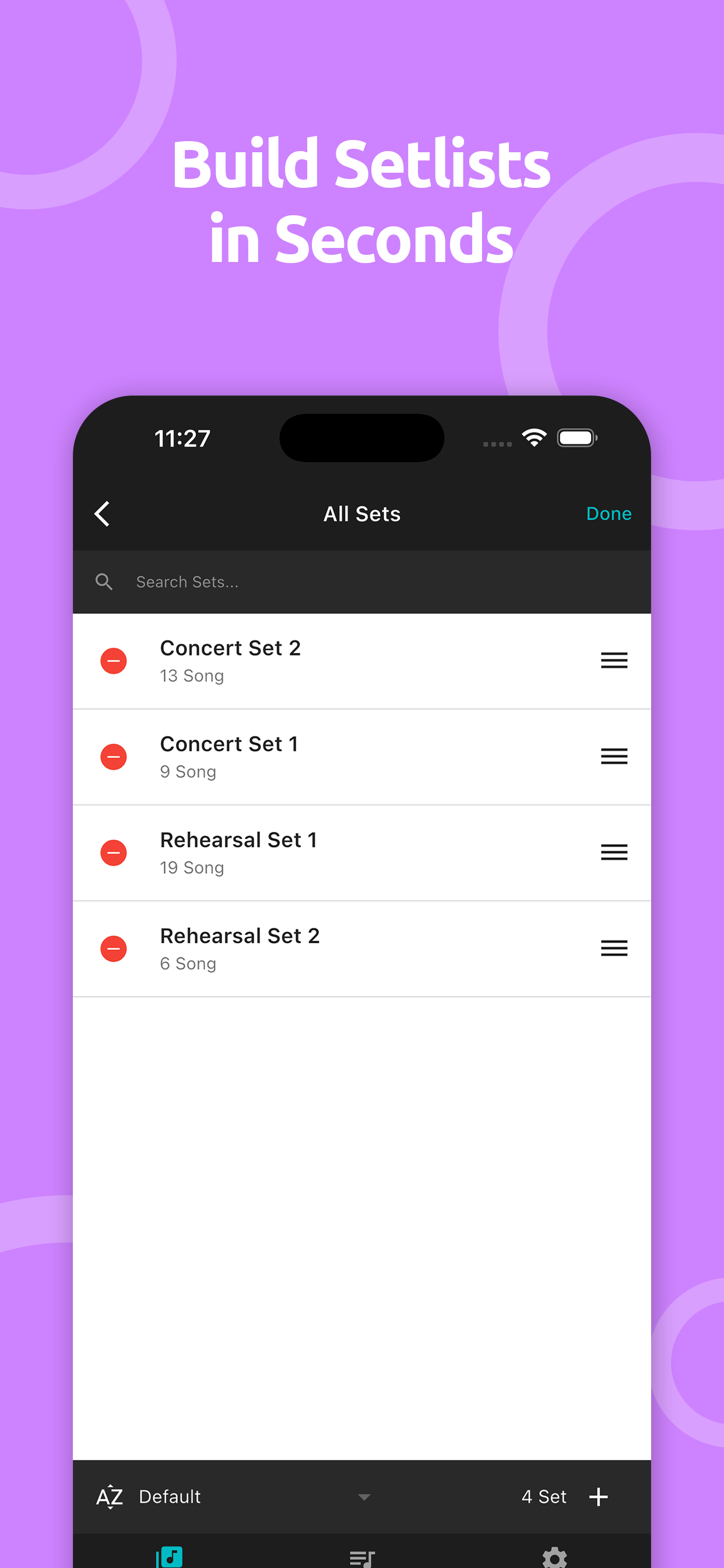MeloRep: Repertoire & Setlist