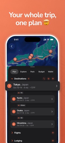 Vacatio: Travel Planner screenshot