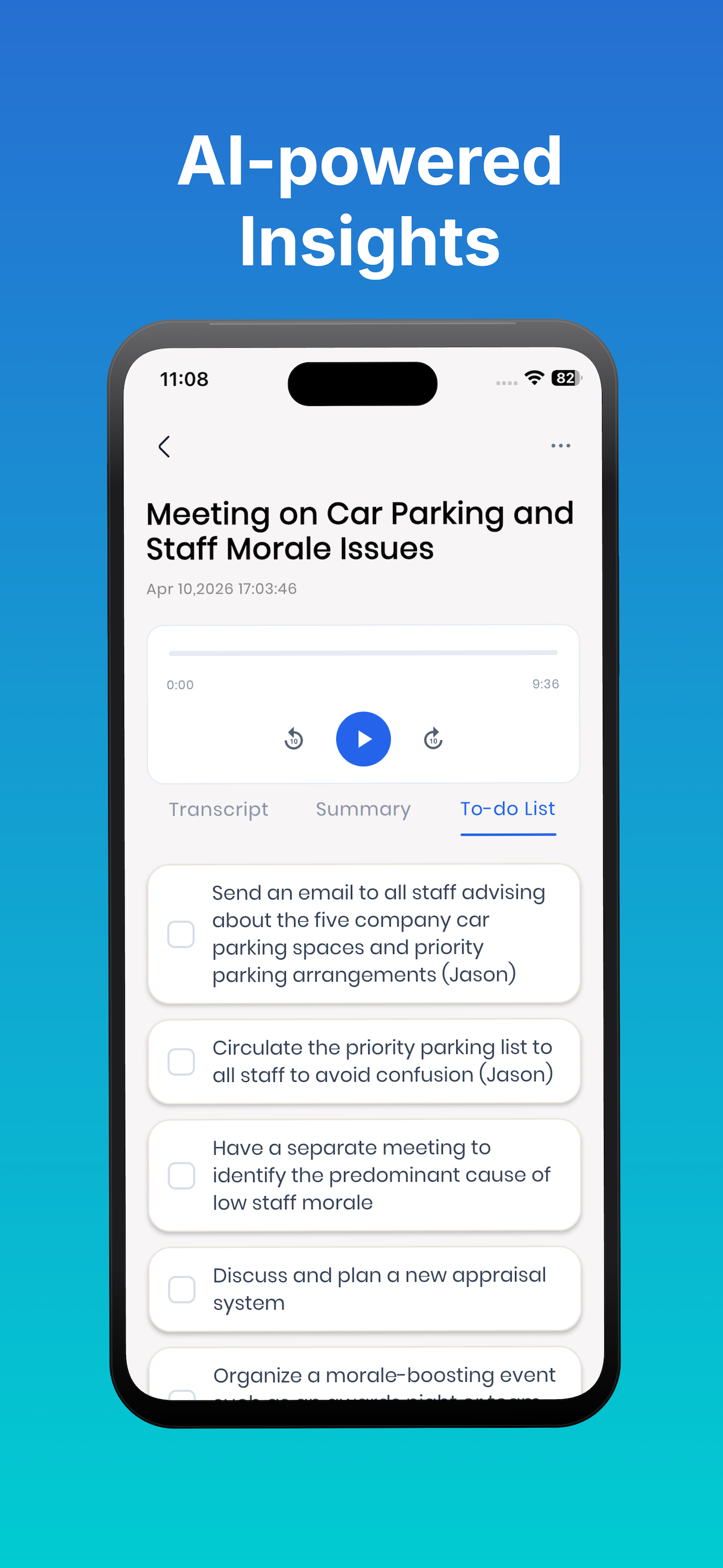 OwlNote-AI Meeting Notes