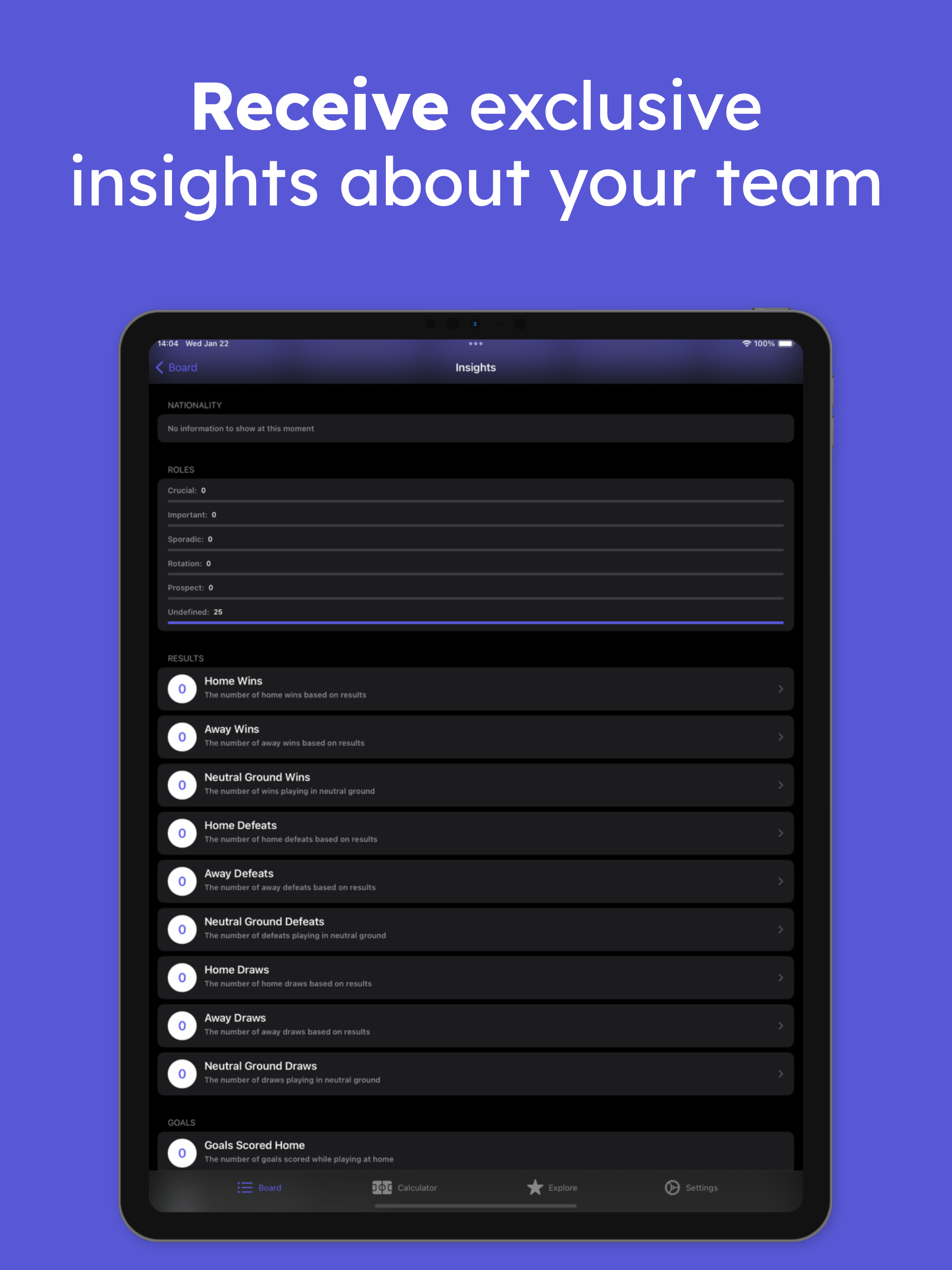 Career Mode Tracker