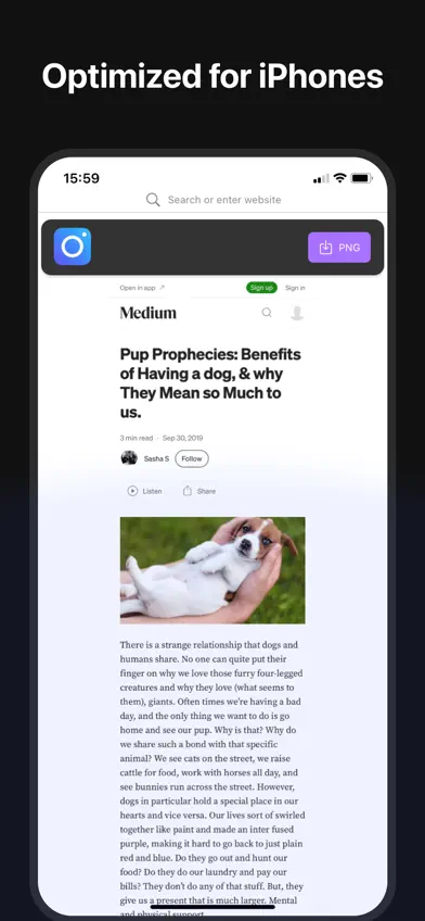 FullPage Screenshot for Safari screenshot 2