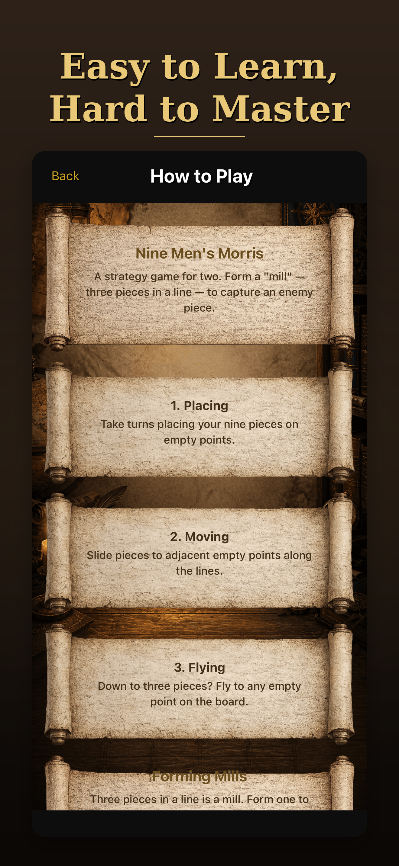 Nine Men's Morris Through Time screenshot 7