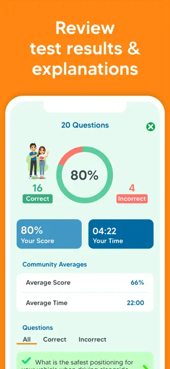 DMV Practice Test Permit 2025: Screenshot 3 von 8