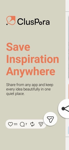 Cluspora iPhone screenshot