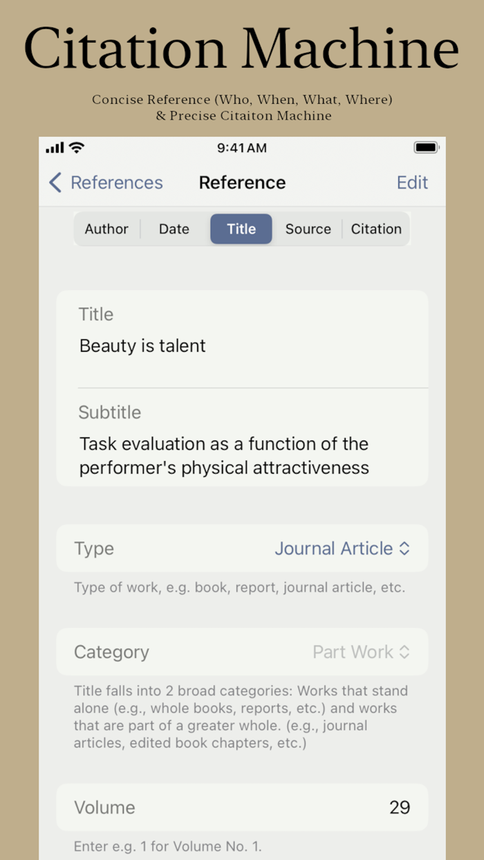Citer Paper Format  Citation