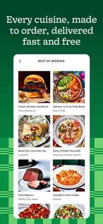 Wonder: Food Delivery: Screenshot 2 von 7