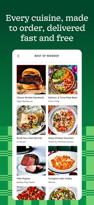 Wonder: Food Delivery: Screenshot 2 von 7