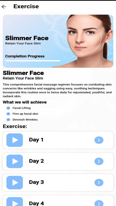 Screenshot #2 pour Jawline Workout & Face Massage