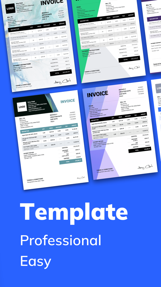 #2. Invoice Maker - Simple & Fast (iOS) Podle: Gulooloo Tech