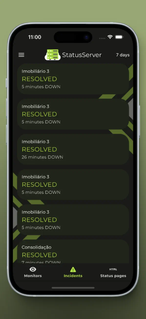 #4. Status Server Online (iOS) Podle: Steeve bernard Barthelemy