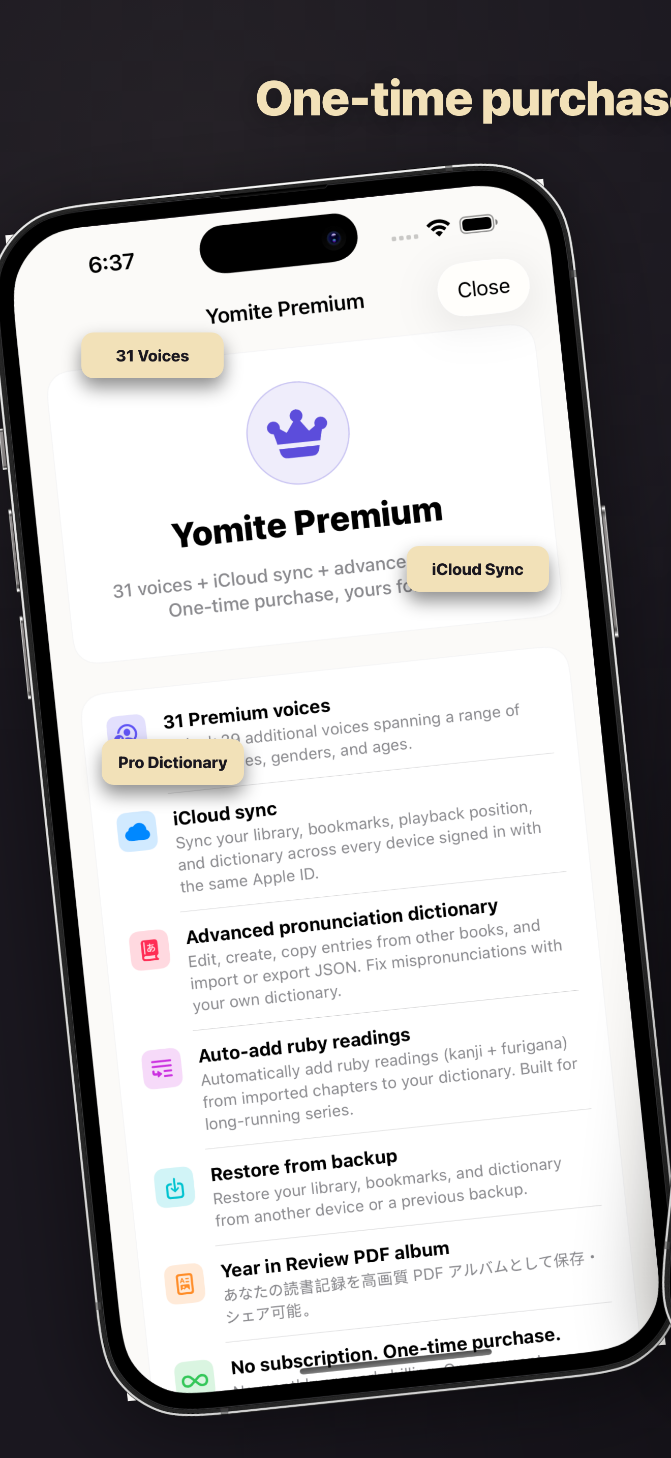 Yomite - AI TTS Reader screenshot 3