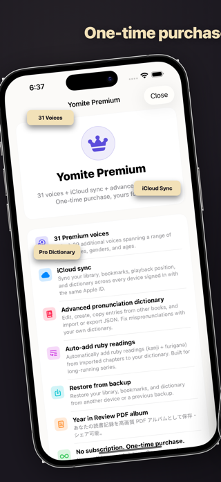 Yomite - AI TTS Reader Screenshot 3 of 10