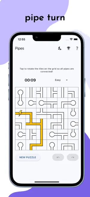 Pipe turn: network puzzle screenshot 1