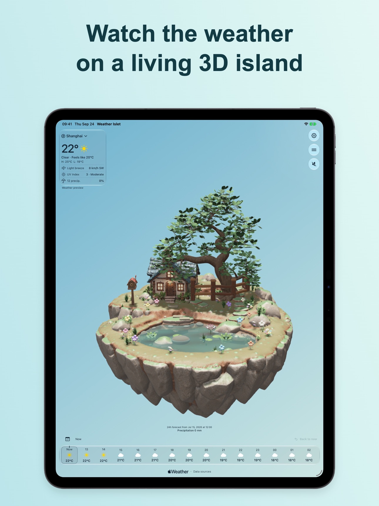 Screenshot 6 of Weather Islet: 3D Forecast