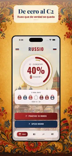Captura de pantalla de Russio - Aprende Ruso en iPhone 2