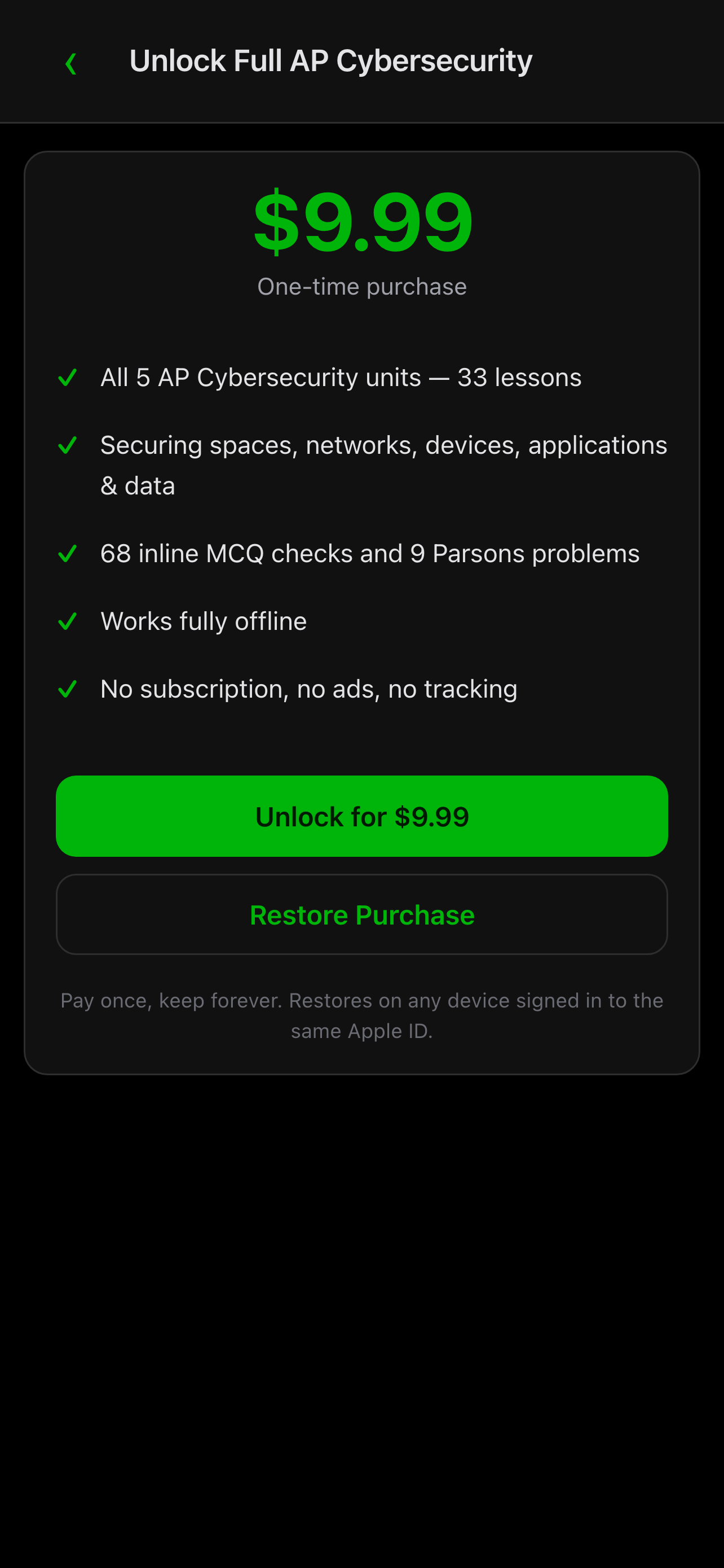 CS++ AP Cybersecurity screenshot 4