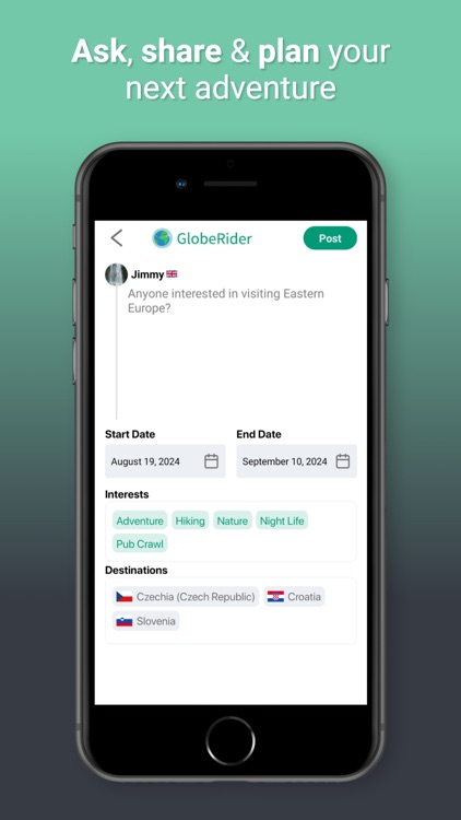 GlobeRider - Solo Travel screenshot-4
