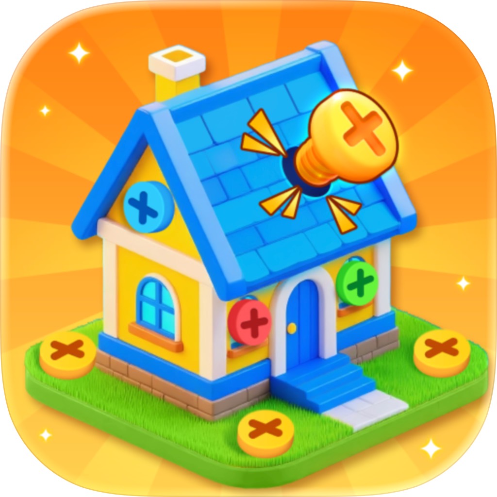 Apple App Store cover for Unscrew Frenzy 3D