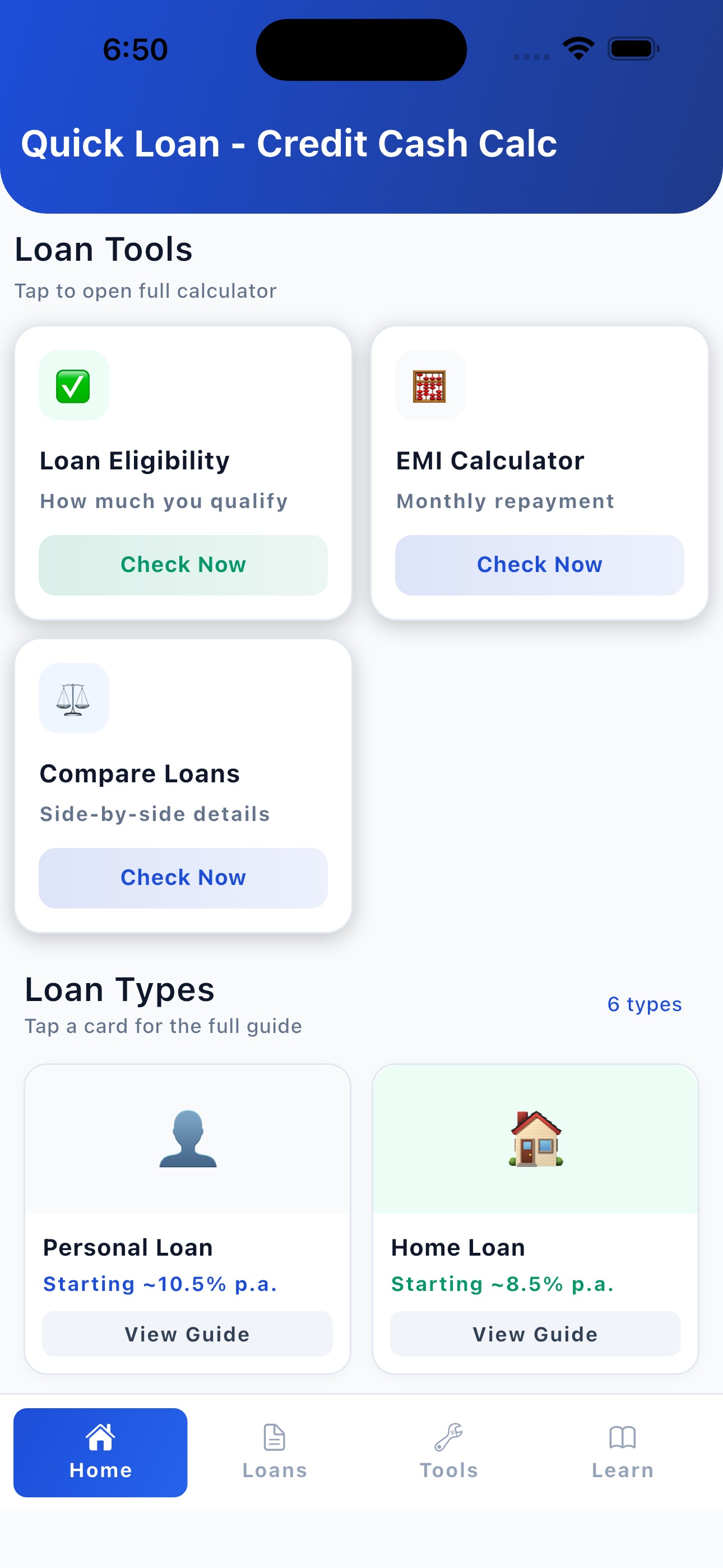 Screenshot 1 of Quick Loan - Credit Cash Calc