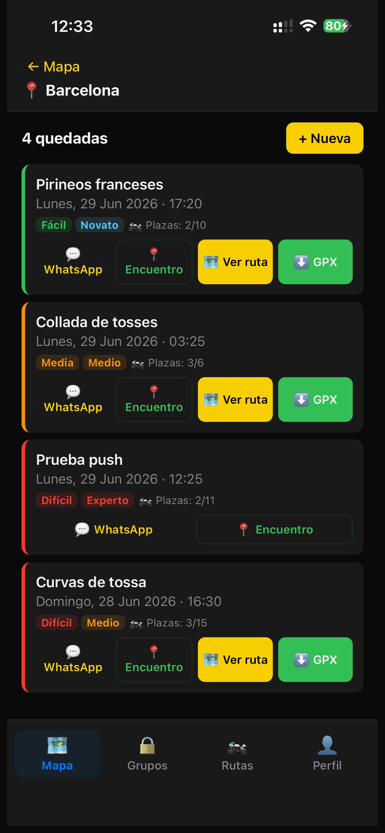 Quedadas Moteras España screenshot 7