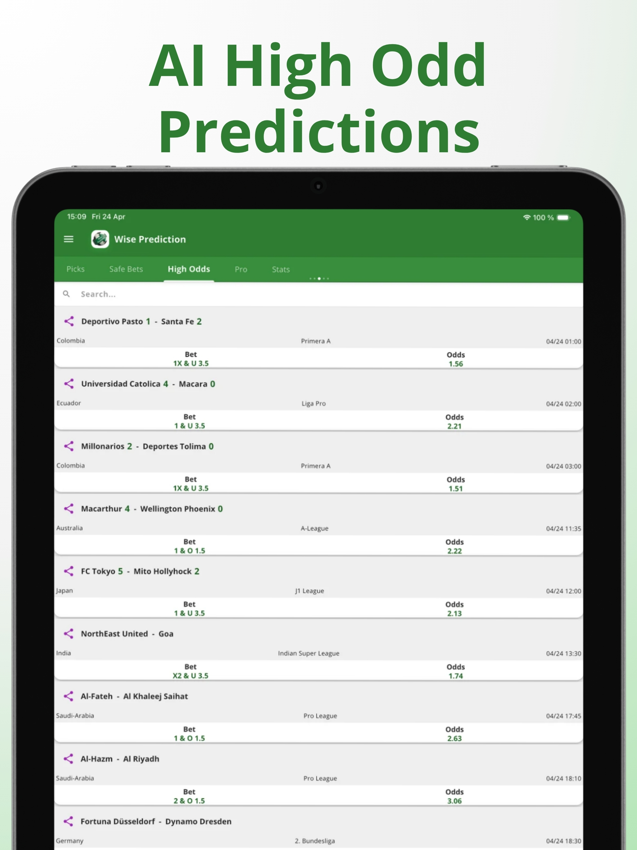 Soccer Predictions - AI Bet