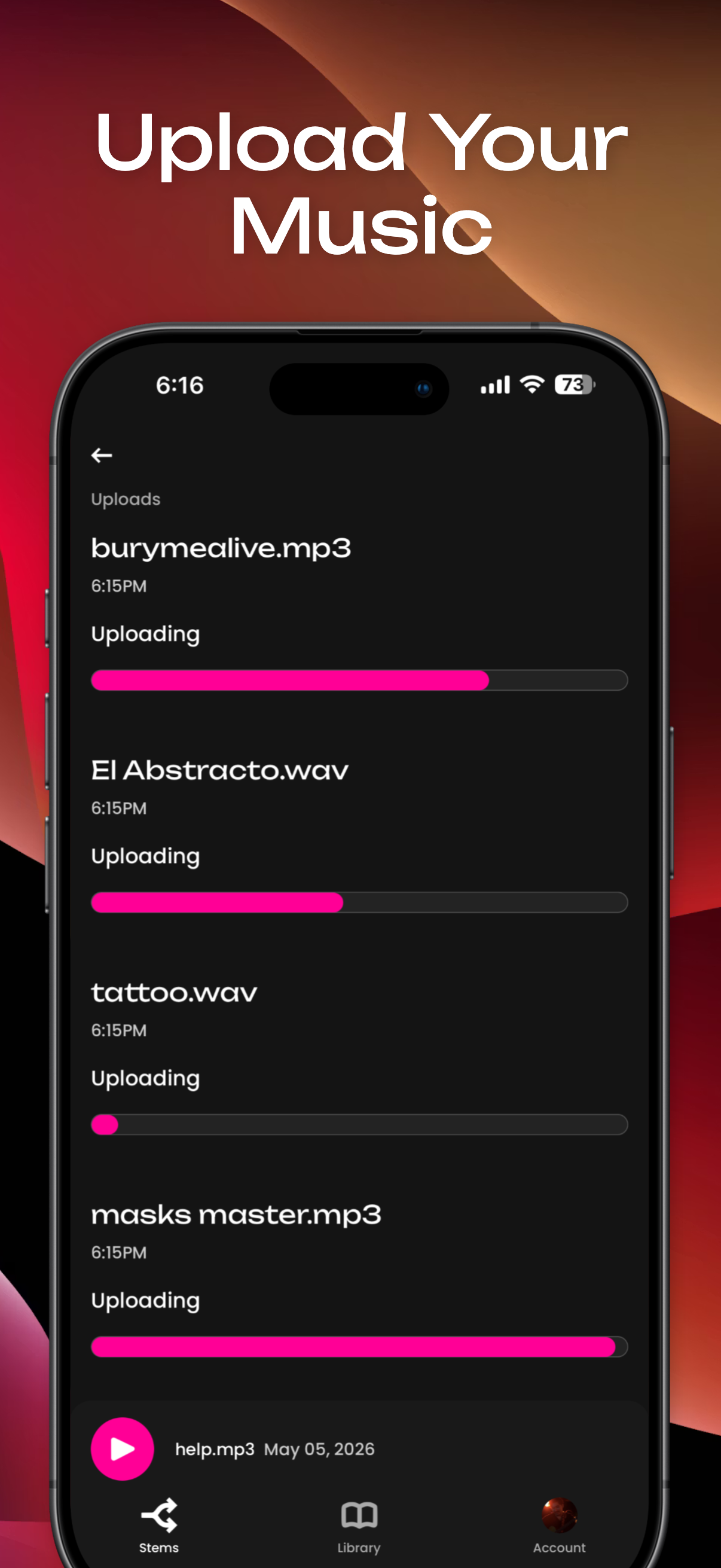 Stems: Split Songs and Vocals screenshot 2