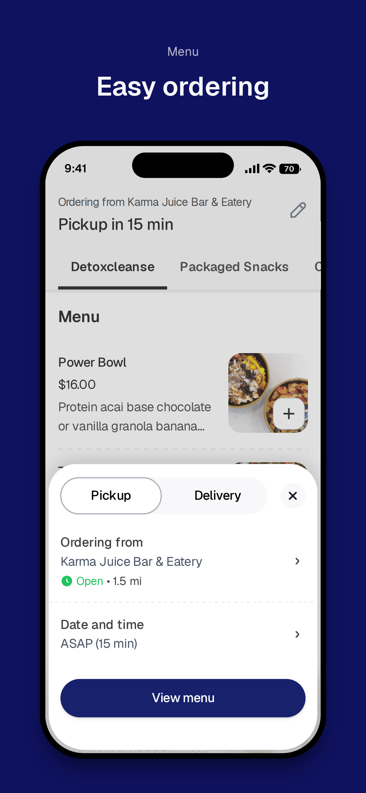 Karma Juice Bar & Eatery screenshot 3
