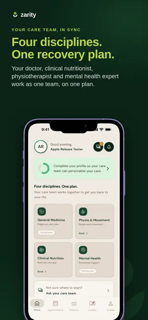 Zarity:Recovery & Chronic Care screenshot 2