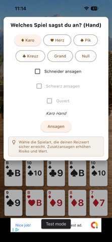 Skat - solides Spiel screenshot 5