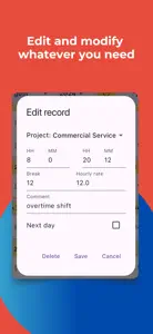 Work Time and Hours Tracker screenshot #6 for iPhone