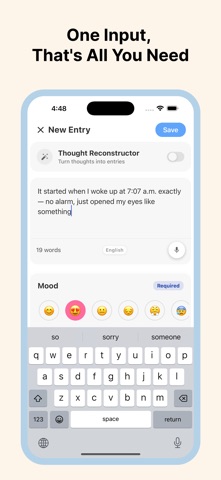 Wisplog: Daily Diary Journal Screenshot 1 of 10