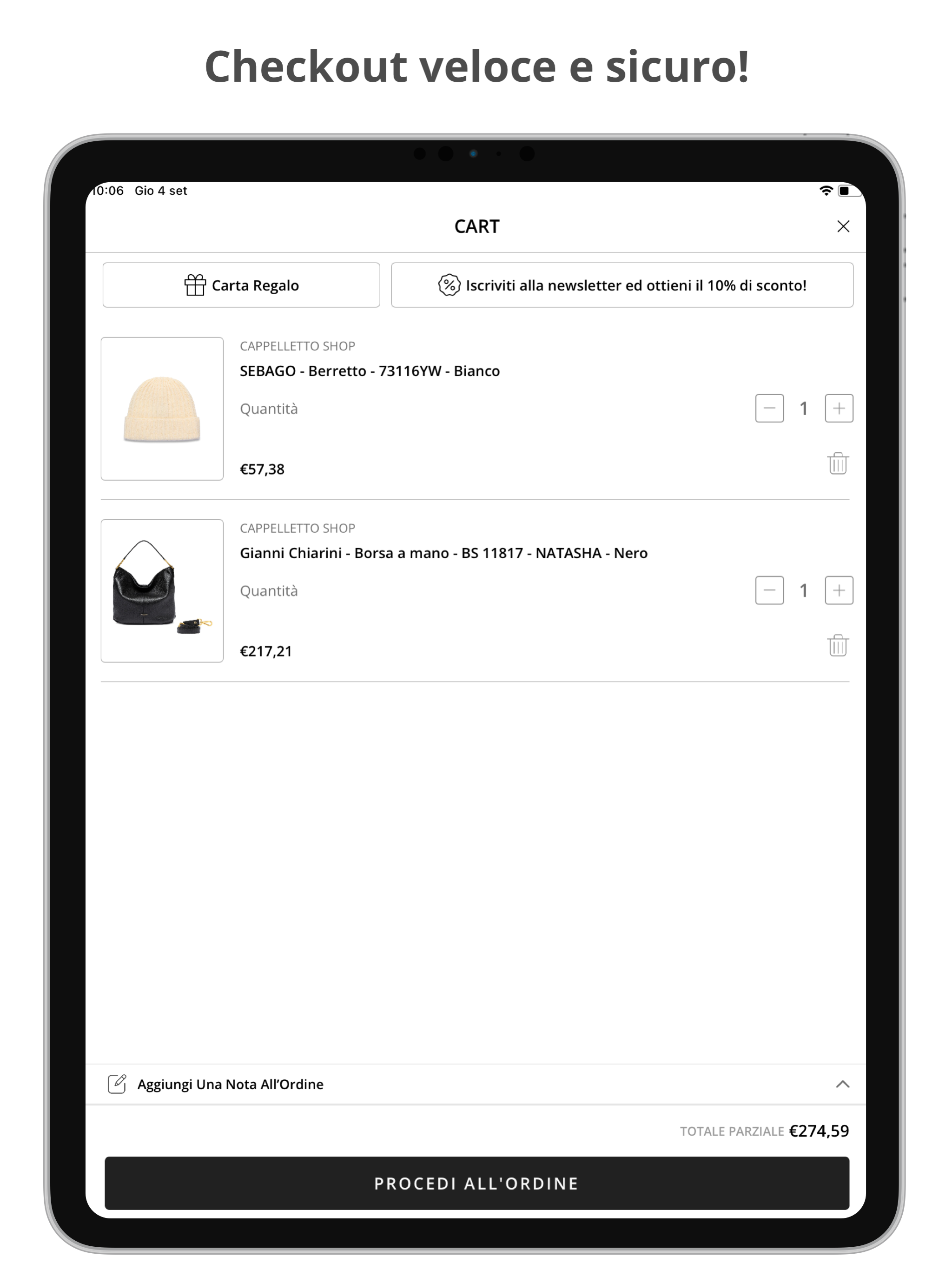 Cappelletto Shop screenshot 10