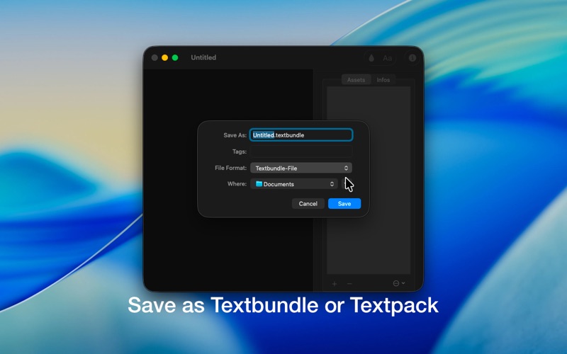 Textbundle Editor screenshot