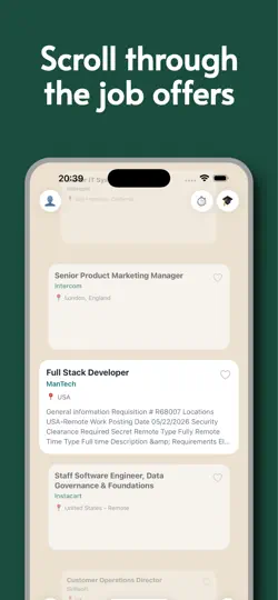 Screenshot von JobFinder: Jobs, Resume, Apply auf dem iPhone 1
