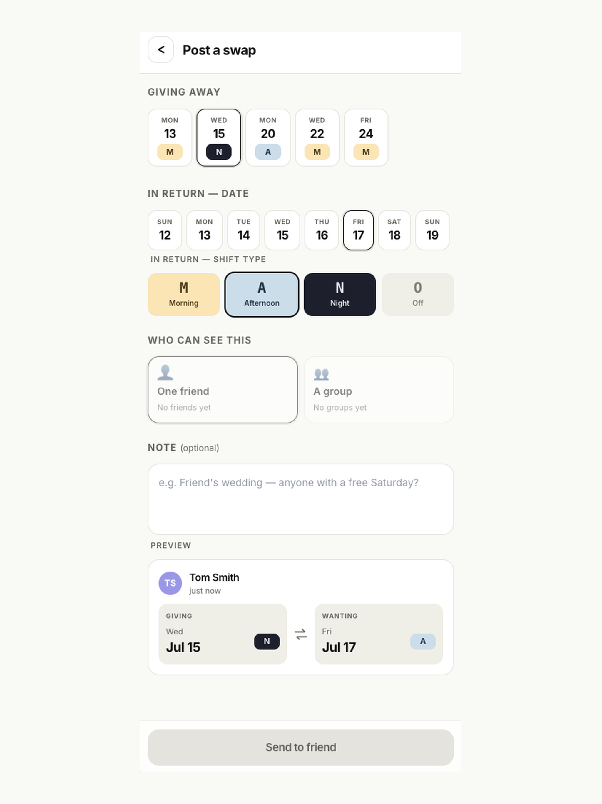 SwapDuty screenshot 4