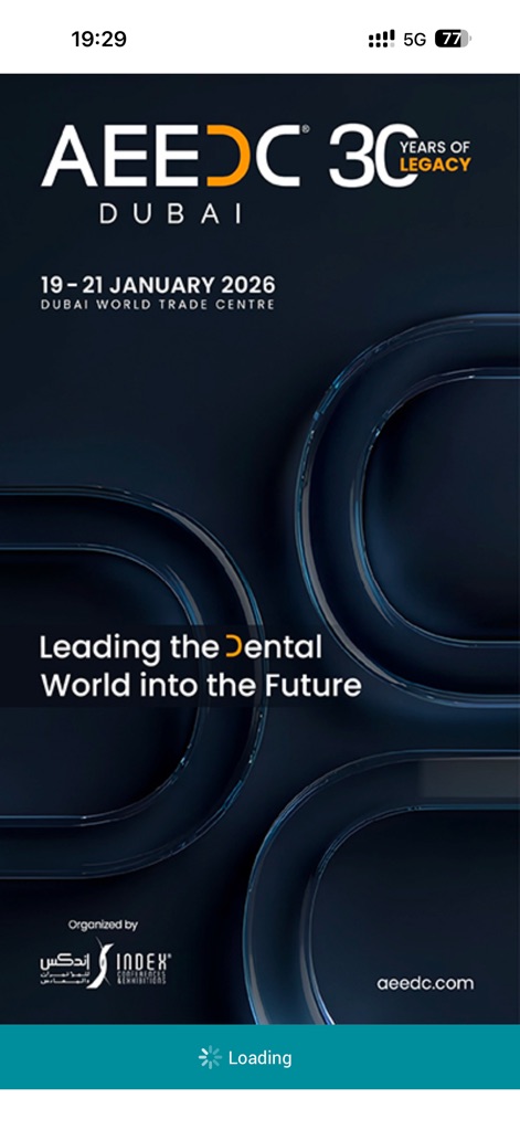 AEEDC Dubai 2026 - aeedc-2026-dental-app-splash