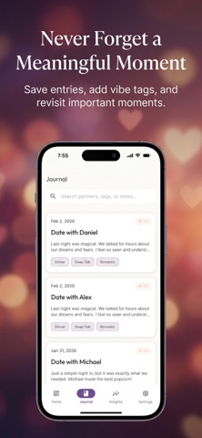 Affinity: Love Date Diary iPhone screenshot