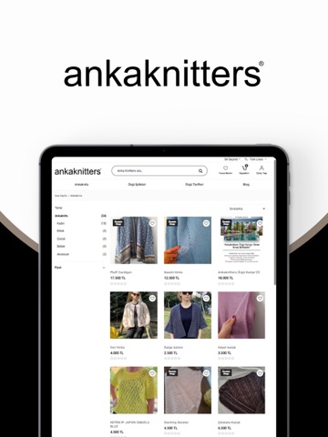 Ankaknitters iPad screenshot