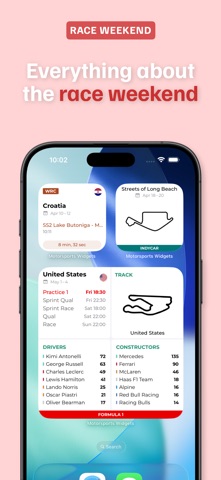 Motorsports Widgets Screenshot 3 of 10